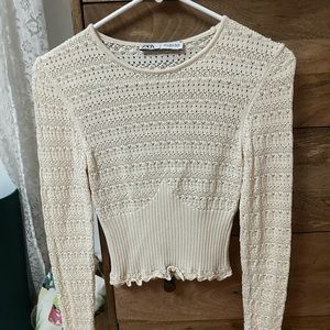 Zara long sleeve top